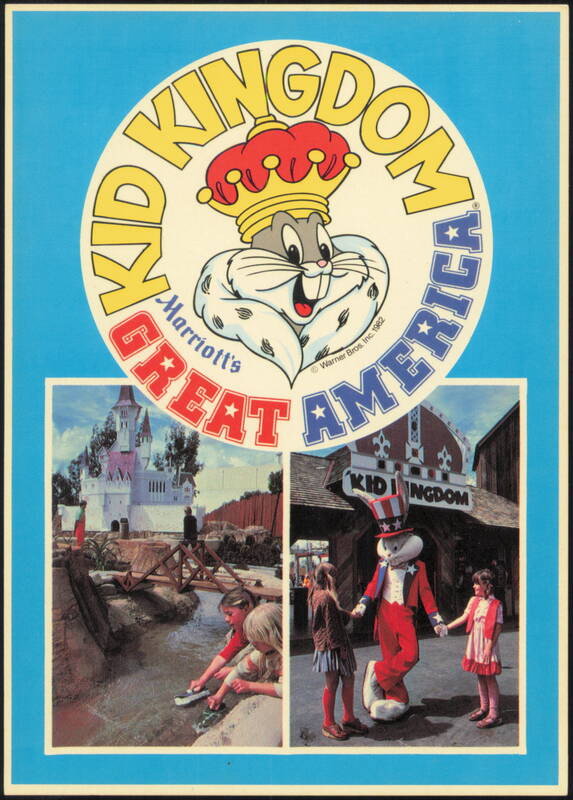 Marriott's Great America Kid Kingdom Bugs Bunny Theme Park Santa Clara California