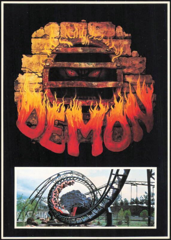 The Demon Roller Coaster at Marriott's Great America