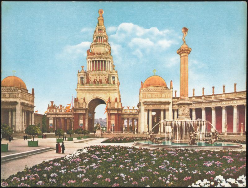 Tower of Jewels and Fountain of the Setting Sun San Francisco California