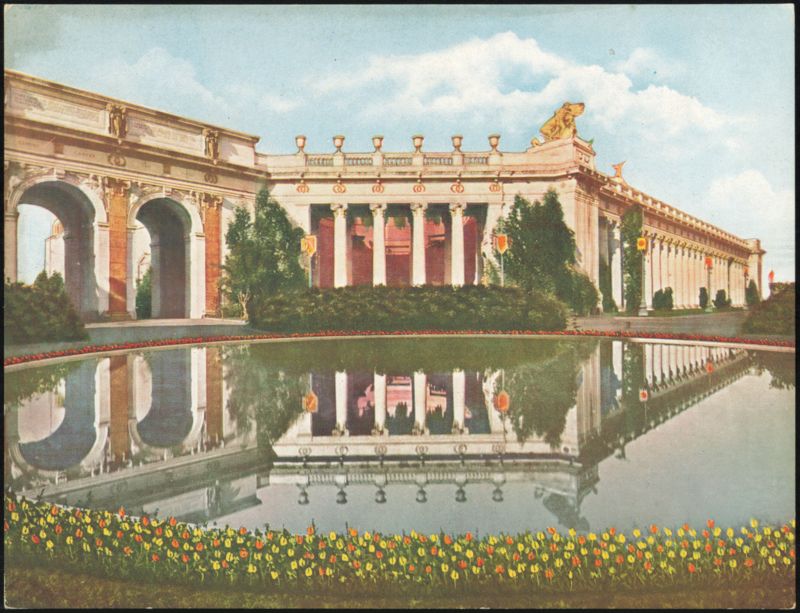 Reflection in the Lagoon, Court of Four Seasons San Francisco California