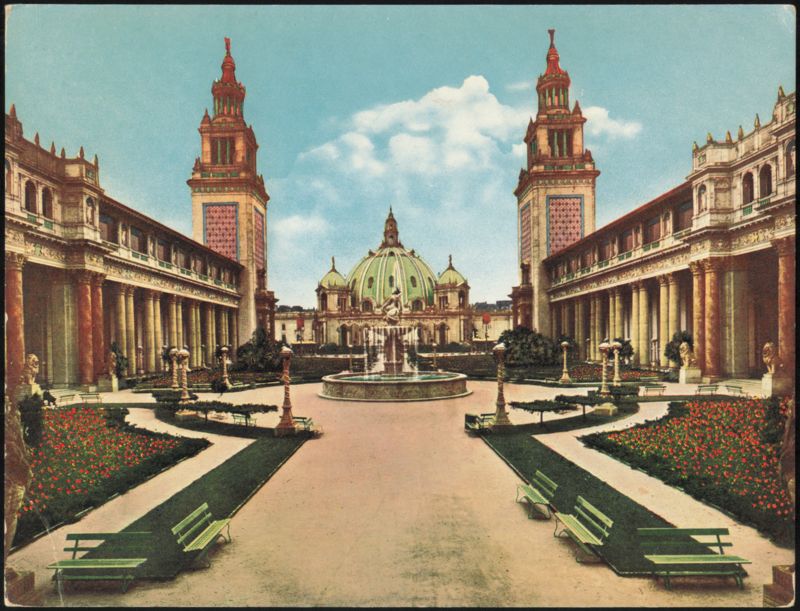 Court of Flowers, Panama-Pacific International Exposition San Francisco California
