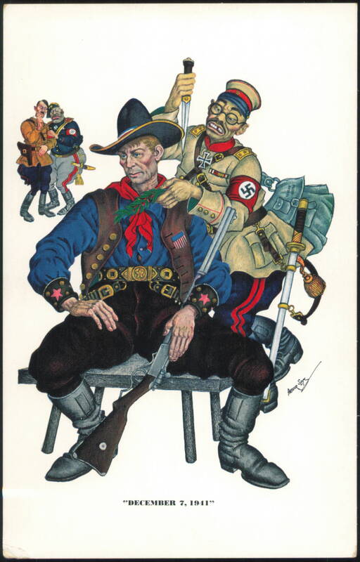 December 7, 1941 Caricature by Arthur Szyk Caricatures