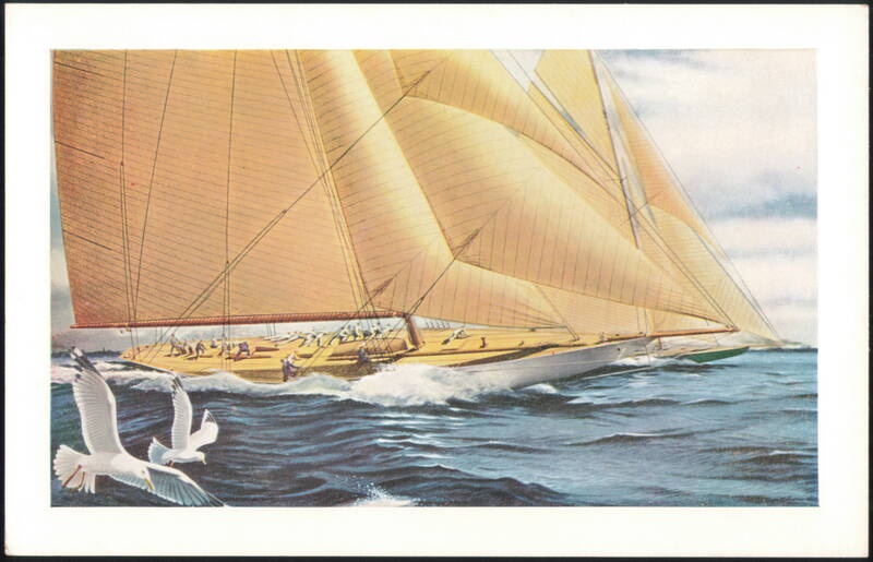 The Victory of the Resolute, America's Cup Races 1920