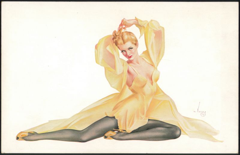 Varga Girl Pin-Up Art, Set 1 Card 1, Esquire Magazine