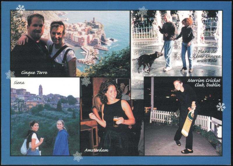 McEnery Family Holiday Greetings 1999 Photo Collage