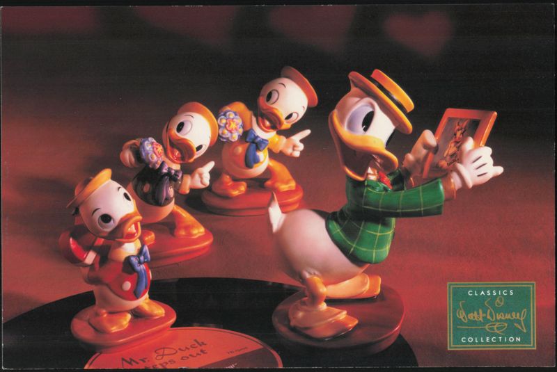 Walt Disney Classics Collection Mr. Duck Steps Out Sculptures