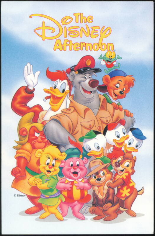 The Disney Afternoon Animated Characters Promotional