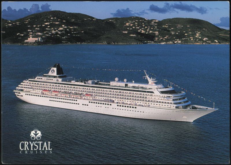 Crystal Harmony Cruise Ship at Sea