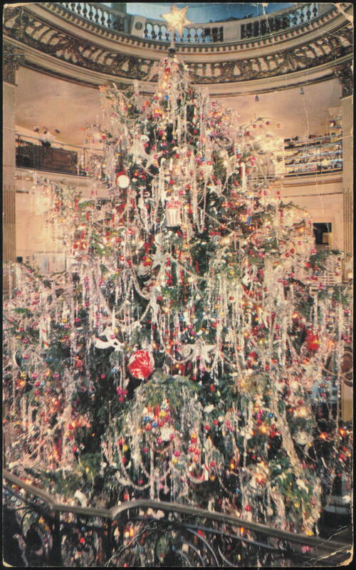 City of Paris Christmas Tree, San Francisco California