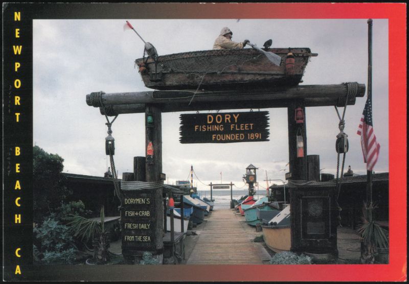 Dory Fishing Fleet Founded 1891, Newport Beach California