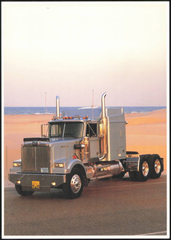 Western Star Semi Truck on Beach Richard Stockton Trucks