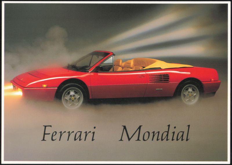 1990 Ferrari Mondial T348 Red Convertible Ron Kimball