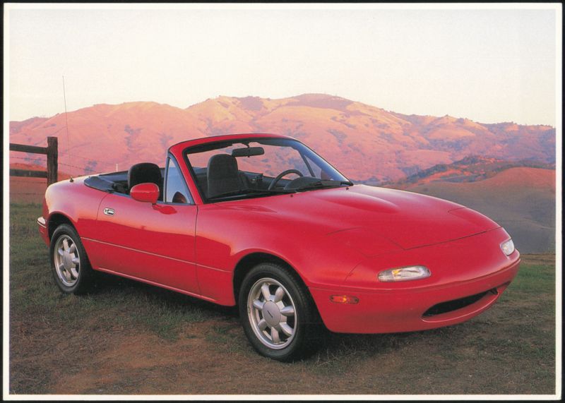 Mazda MX-5 Miata Red Convertible Sports Car Brad Wagner
