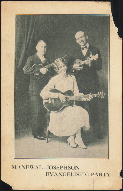 Manewal-Josephson Evangelistic Party Musical Trio Performers & Groups