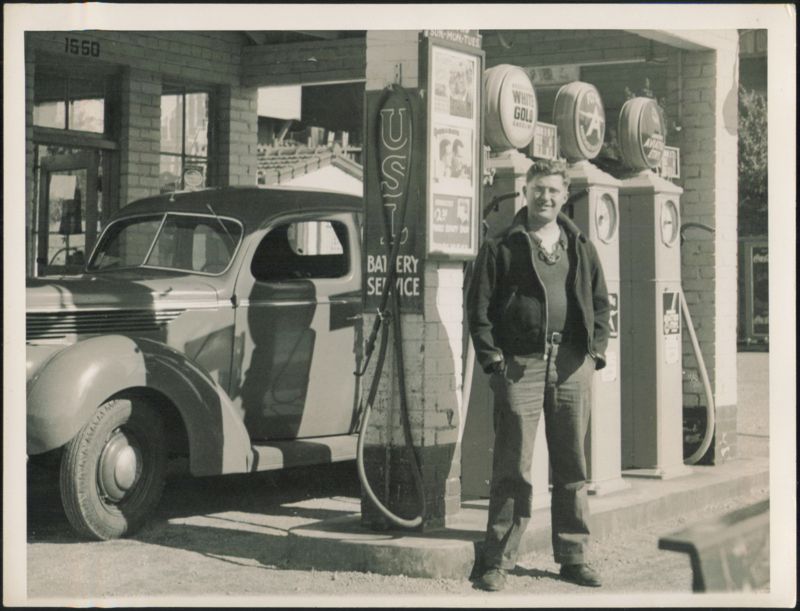 Raymond at Om Service Station, Randolph Vermont Gas Stations