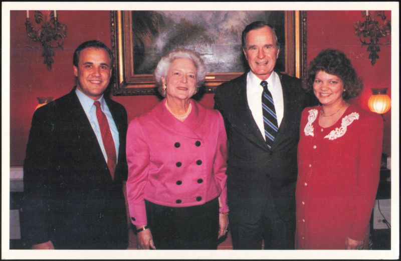 George H.W. Bush, Barbara Bush, and Couple