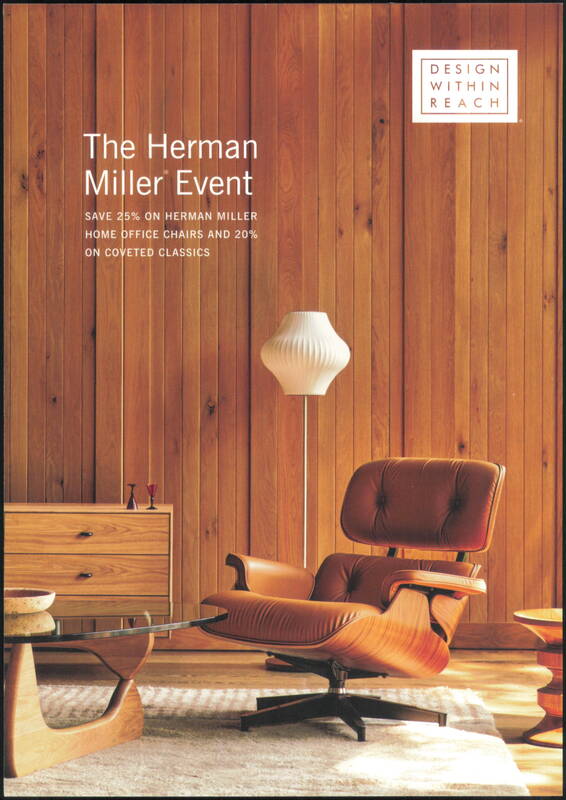 Design Within Reach Herman Miller Event Promotional Mailer Stamford Connecticut