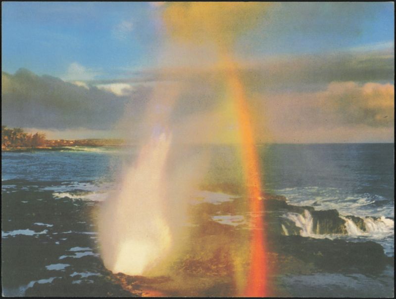 Spouting Horn of Kauai, Hawaii Salt-Water Geyser Werner Stoy