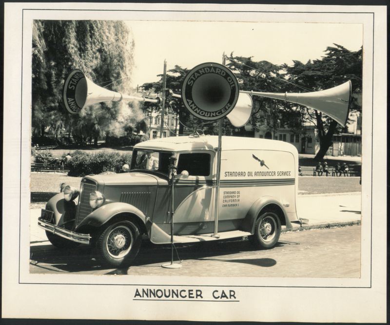 1935 Standard Oil Announcer Service Car Number 1 San Francisco California