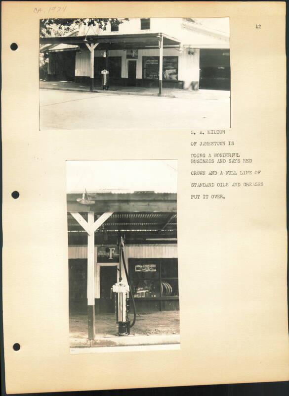 S. A. Milton Service Station, Jamestown California