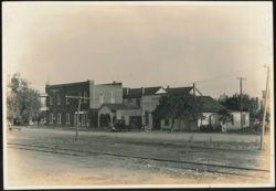 Johnson & Co. Ford Auto Garage Street Scene Original Photograph