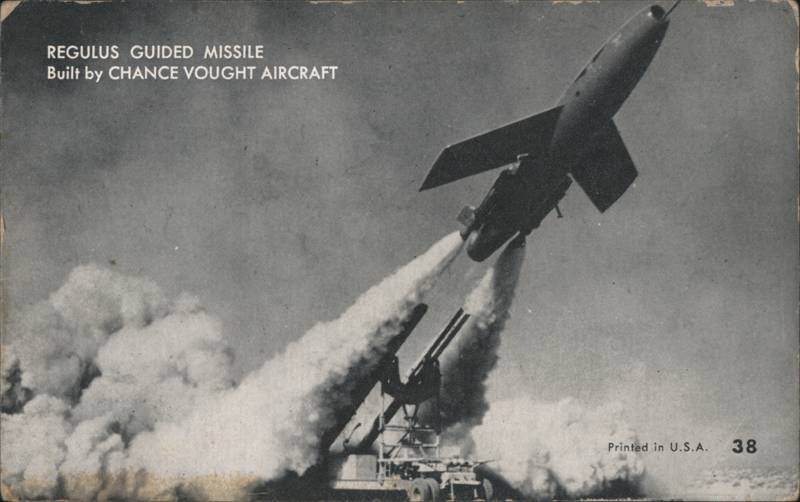 Regulus Guided Missile Launch, Chance Vought Aircraft