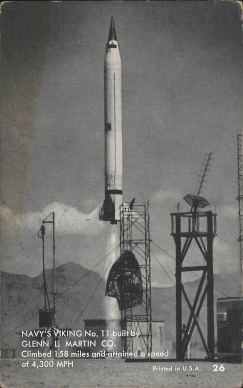 Navy's Viking No. 11 Rocket Glenn L. Martin Co. Launch
