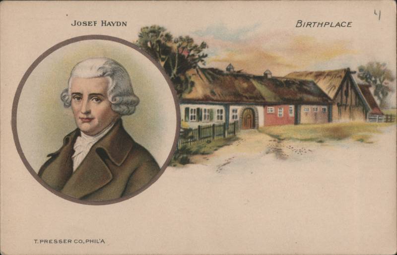 Josef Haydn Portrait and Birthplace Composers