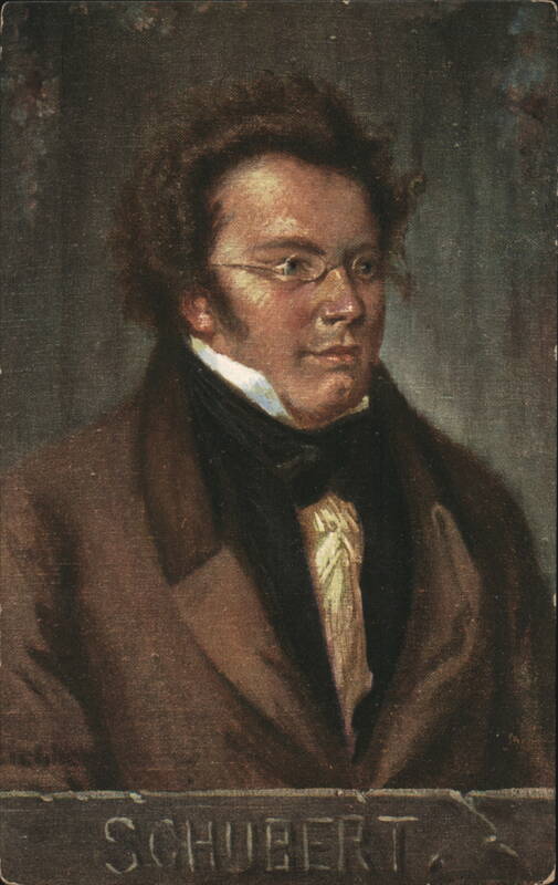 Franz Schubert Portrait, Austrian Classical Composer
