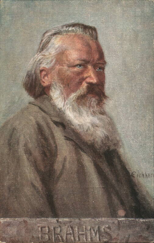 Johannes Brahms Portrait by Eichhorn, B.K.W.I. 874-10