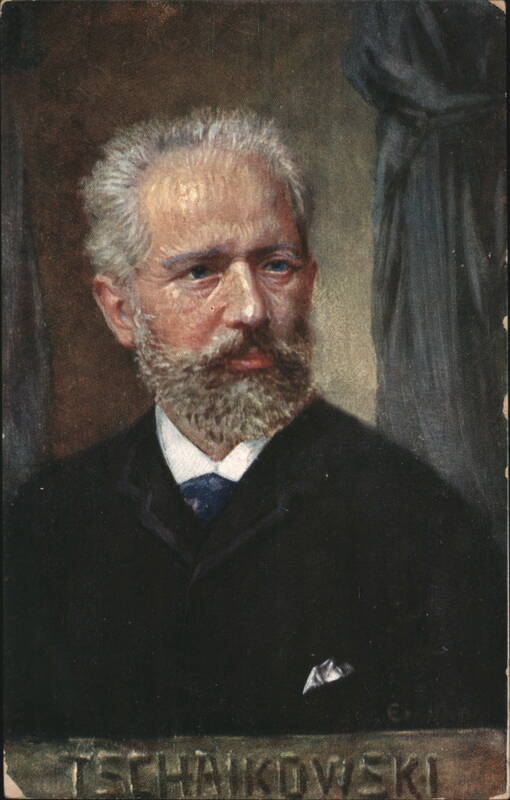 Russian Composer Pyotr Ilyich Tchaikovsky Portrait
