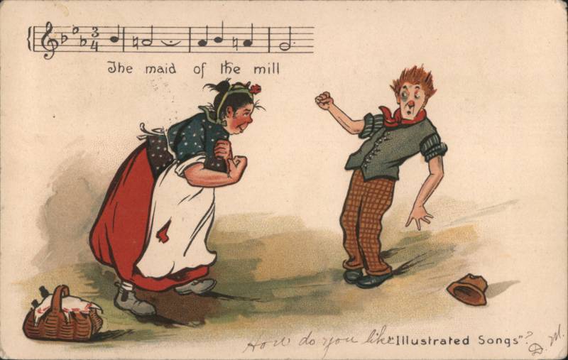 The Maid of the Mill Comic Illustrated Song