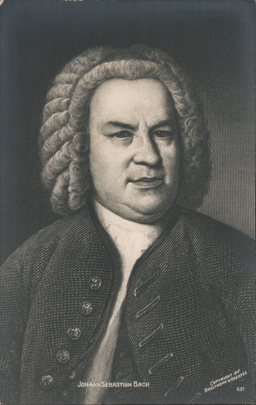 Johann Sebastian Bach Composer Portrait Breitkopf & Härtel