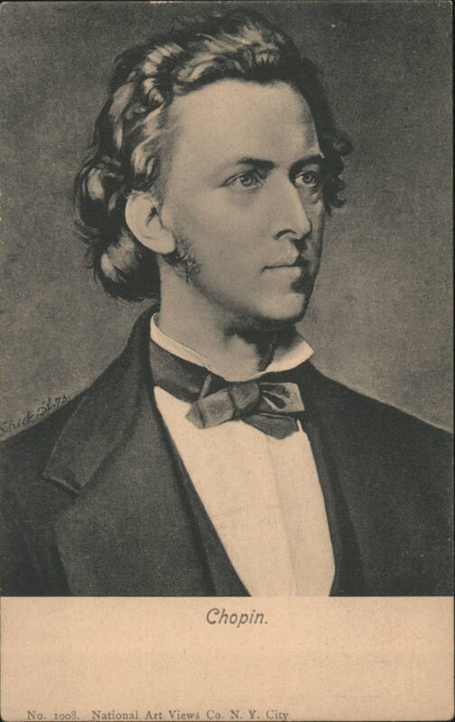 Frédéric Chopin Classical Composer Portrait Schick