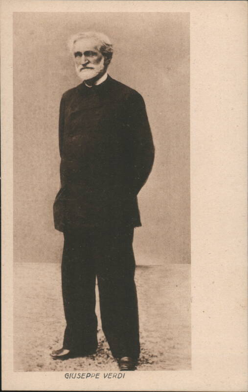 Giuseppe Verdi Standing Portrait Opera Composer Composers