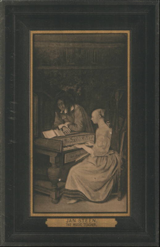 Jan Steen's The Music Teacher, E. F. A. Series 526