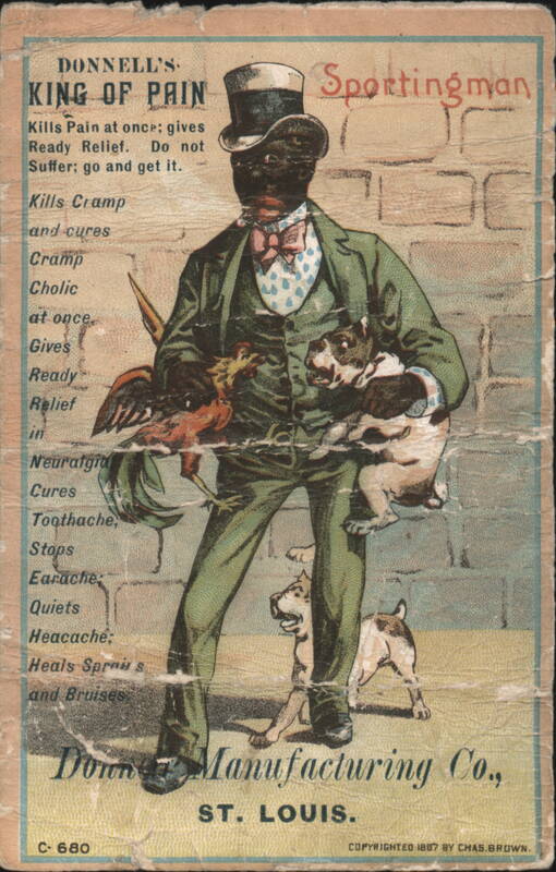 Donnell's King of Pain Sportingman with Gamecock & Dog