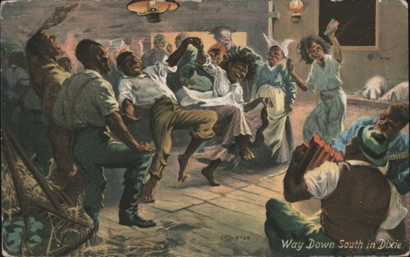 Way Down South in Dixie African Americans Dancing Black Americana