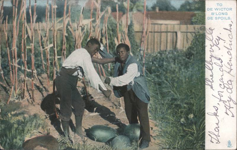 Boys Fighting Over Watermelons, To De Wictor B'long