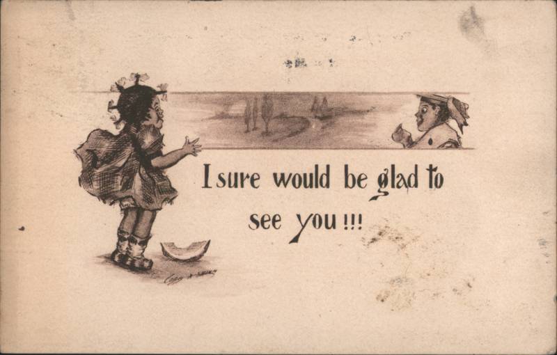 Cobb Shinn Black Americana I Sure Would Be Glad to See You