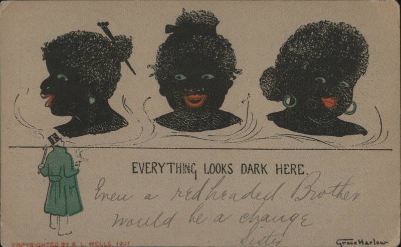 Grace Harlow Everything Looks Dark Here Caricature