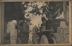 Premier Ocean to Ocean Run, Automobile & Toll Collector Postcard