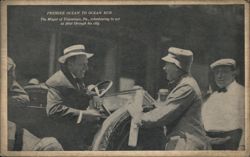 Premier Ocean to Ocean Run, Mayor of Uniontown as Pilot Postcard