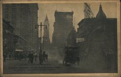 Premier Ocean to Ocean Run, Broad St at Hotel Walton Postcard