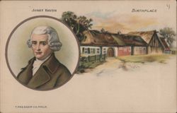 Josef Haydn Portrait and Birthplace Postcard