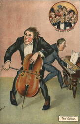 The 'Cellist Comic Misch & Co. At Our Concert Series Postcard