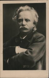 Norwegian Composer Edvard Grieg Soviet Portrait Postcard