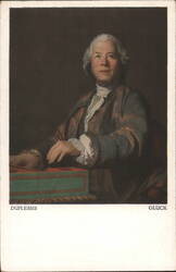 Christoph Willibald Gluck Portrait by Joseph Duplessis Postcard