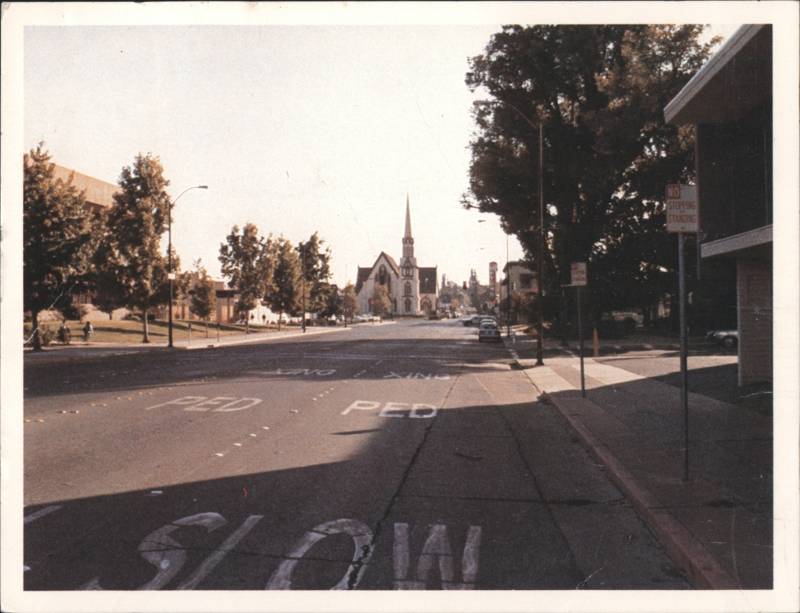 Main Street Looking Toward Historic Church