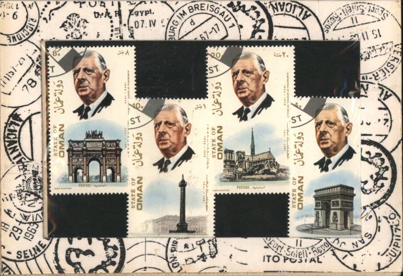 General Charles de Gaulle Memorial Oman Stamps